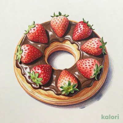 贅沢生いちごのチョコリング