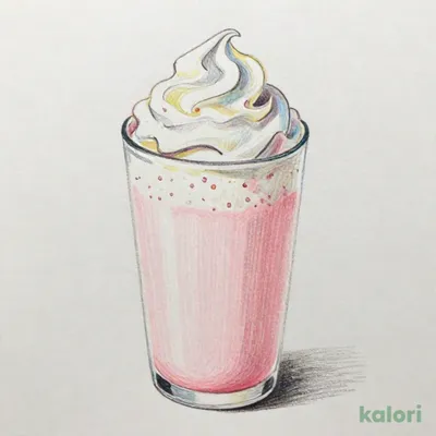 とろけるホイップのいちごミルク(店舗限定)