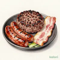 大俵ハンバーグ200gのトリプルグリル