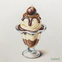 甘栗のミニモンブランファッジサンデー