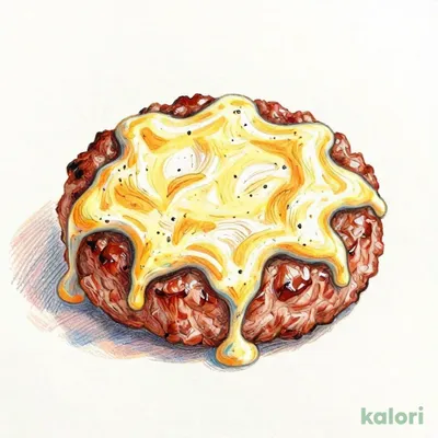 Hand-Kneaded Hamburg Steak with 4-Cheese Sauce, 150g