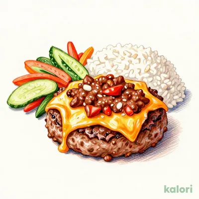 TO チリチーズ手ごねハンバーグ弁当(150g)