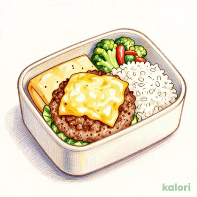 TO チーズ手ごねハンバーグ弁当(150g)