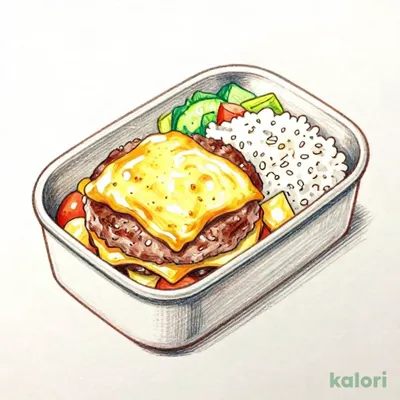 TO チーズ手ごねハンバーグ弁当(300g)