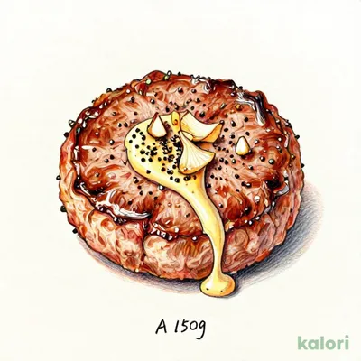 TO 単品ニンニク手ごねハンバーグ(150g)