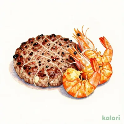 TO 単品手ごねハンバーグ(150g)&エビフライ