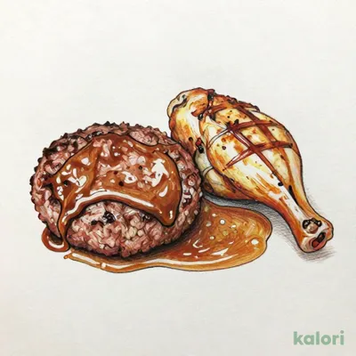 TO 単品手ごねハンバーグ(150g)&グリルチキン