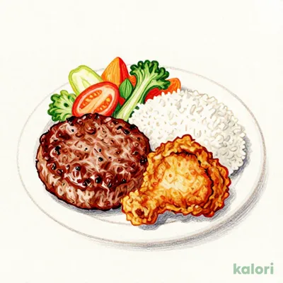 TO 手ごねハンバーグ(150g)&から揚げ弁当
