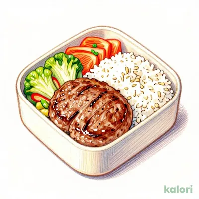 Hand-Kneaded Hamburger Steak Bento (150g), Takeout