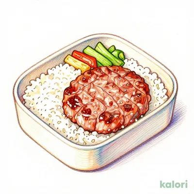 TO 手ごねハンバーグ弁当(300g)