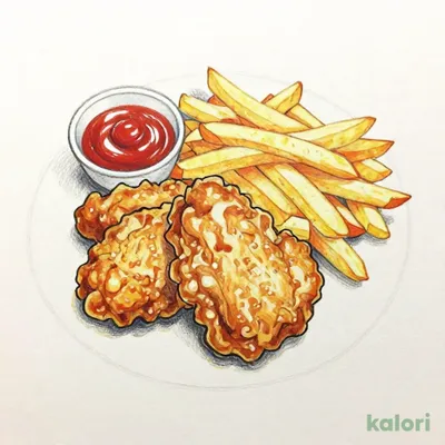 TO 鶏のから揚げ(3個)＆ポテト(ケチャップ付)