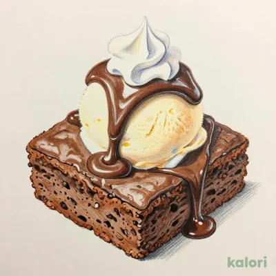 おこさまバースデー特典 ブラウニーチョコファッジサンデー