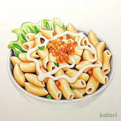 Cod Roe Mayo Macaroni Salad