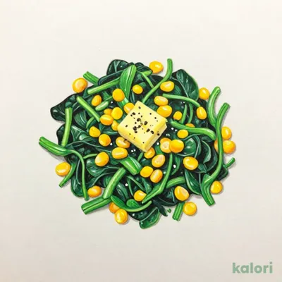 Butter-Sauteed Spinach and Corn