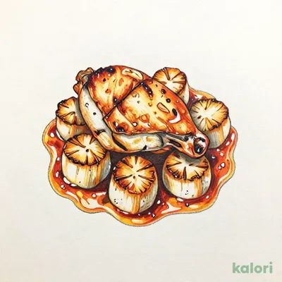 Grilled Chicken and Scallops
