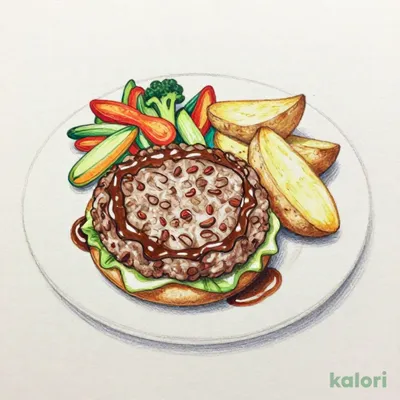 ジュニア手ごねハンバーグ(ドリンクバー除く)