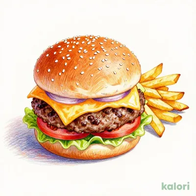 ビッグボーイのチーズバーガー(フライドポテト付)(店舗限定)
