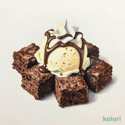 ブラウニーチョコファッジサンデー