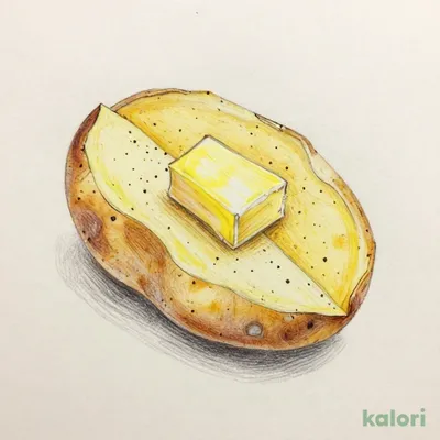 ベイクドポテト（付け合わせ変更）