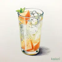 メロンソーダ&白ぶどうスパークリング