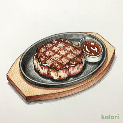 Lunch Flame-Grilled Daitawara Hamburger Steak 250g