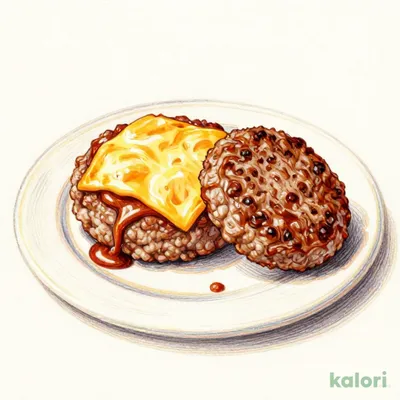 炙りチーズ大俵ハンバーグ150g&手ごねハンバーグ