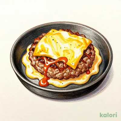 炙りチーズ大俵ハンバーグ200g