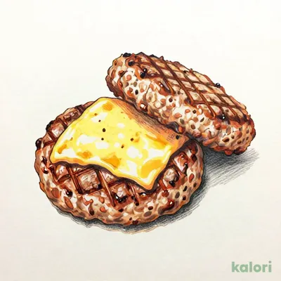 Seared Cheese Daitawara Hamburger Steak 200g & Hand-Kneaded Hamburger Steak