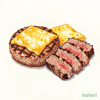 Seared Cheese Daitawara Hamburg Steak 200g & Cut Steak