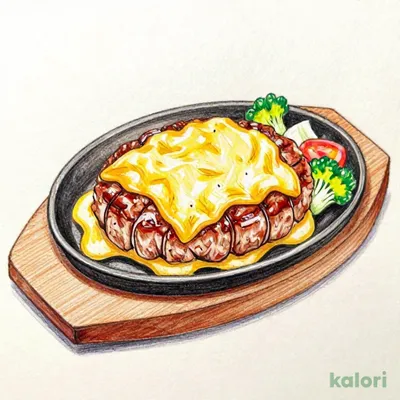 炙りチーズ大俵ハンバーグ250g