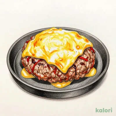 炙りチーズ大俵ハンバーグ400g