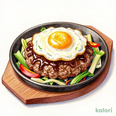 Fried Egg Daitawara Hamburg Steak 250g