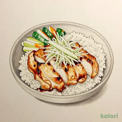 鬼おろしグリルチキンプレート200g