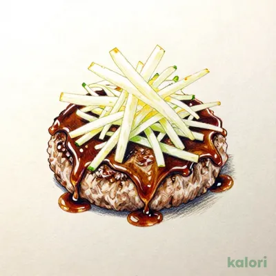 Onioroshi (Coarse Grated Radish) Daitawara Hamburg Steak 150g