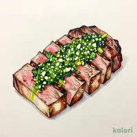 (チミチュリソース付) 厚切りみすじステーキ150g