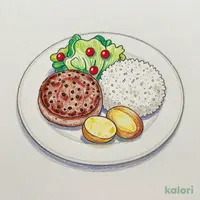 Kids Morning Hand-Kneaded Hamburger Steak