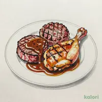 Fillet Cut Steak Triple Grill