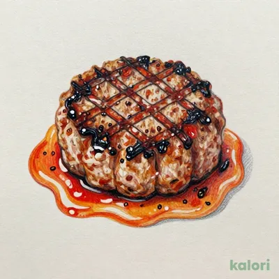 【麻辣ソース付】大俵ハンバーグ150g