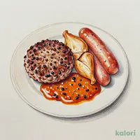 【麻辣ソース付】大俵ハンバーグのトリプルグリル200g