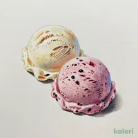 ●指定店舗限定● 2種のアイス(ベリー&バニラ)