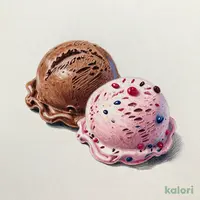 ●指定店舗限定● 2種のアイス(ベリー&ベルギーチョコ)