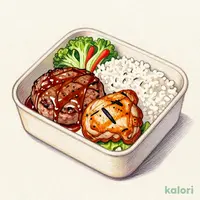 ●指定店舗限定● TO 手ごねハンバーグ(150g)&グリルチキン弁当