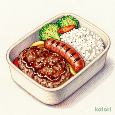 ●指定店舗限定● TO 手ごねハンバーグ(150g)＆ソーセージ弁当