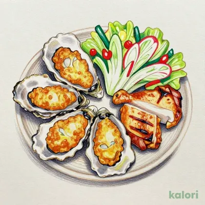 ●指定店舗限定● ランチ 牡蠣フライ＆グリルチキン