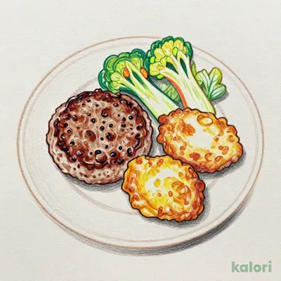 ●指定店舗限定● ランチ 牡蠣フライ＆大俵ハンバーグ150g