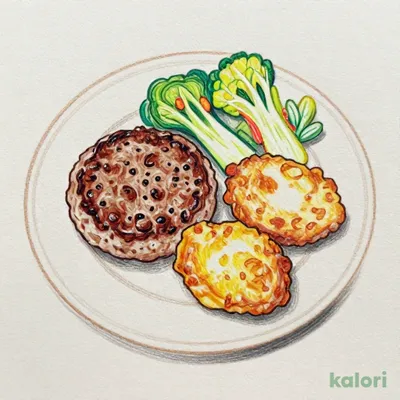 ●指定店舗限定● ランチ 牡蠣フライ＆大俵ハンバーグ200g