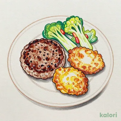 ●指定店舗限定● ランチ 牡蠣フライ＆大俵ハンバーグ250g