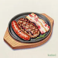 ●指定店舗限定● 大俵ハンバーグのトリプルグリル200g
