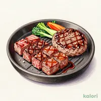 【秋のごちそう】国産黒毛和牛サーロインカットステーキ＆大俵ハンバーグ250g