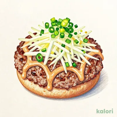 ねぎポンおろしバーグステーキ L